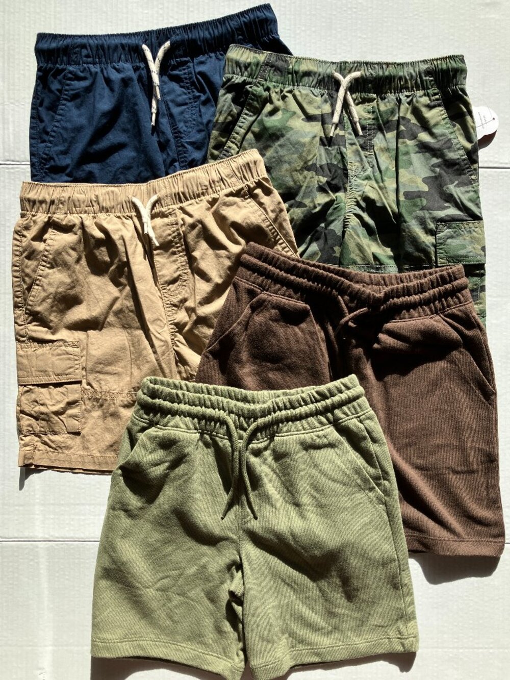 8 Boy Wonder Nation Knit & Cargo Shorts Bundle